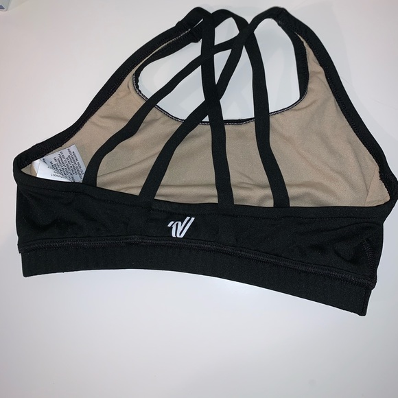 Black Sports Bra - Picture 2 of 3
